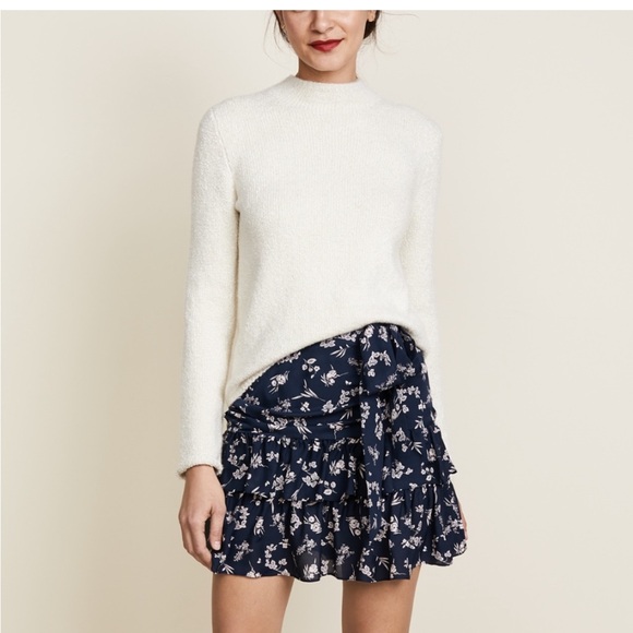 Cinq A Sept Carson Floral Silk Skirt - Picture 3 of 10